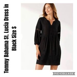 Tommy Bahama St. Lucia Dress in Black Size S
